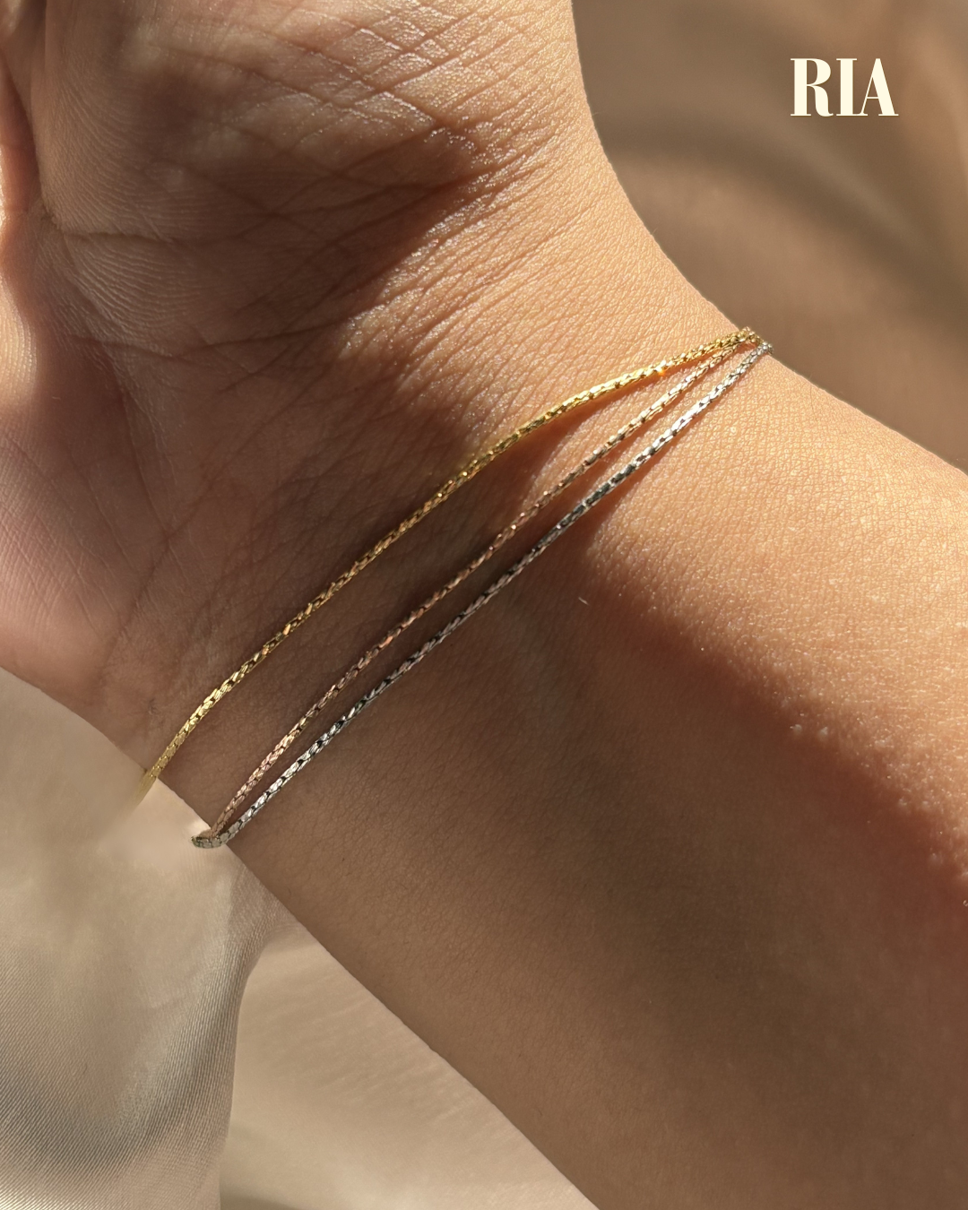 Sleek Mutli-Thin Chain Bracelet