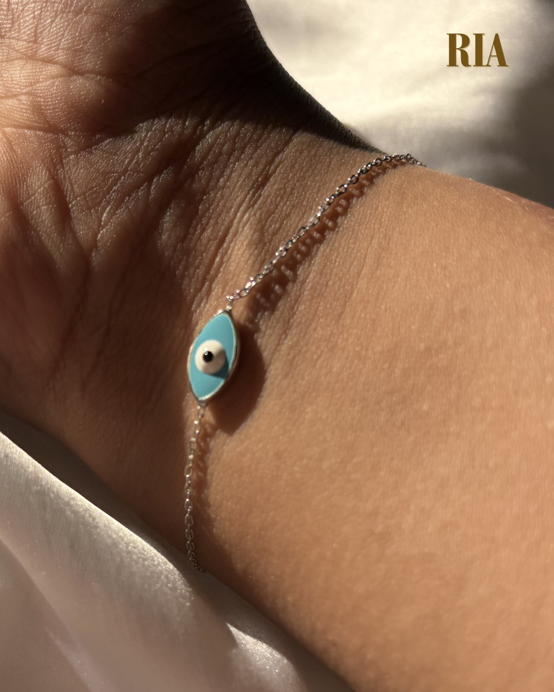 Evil-Eye Silver Bracelet