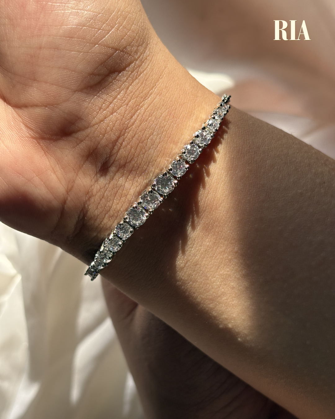 Silver Tennis Bracelet