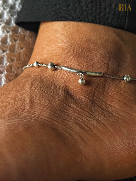 Bar and Bead Anklet