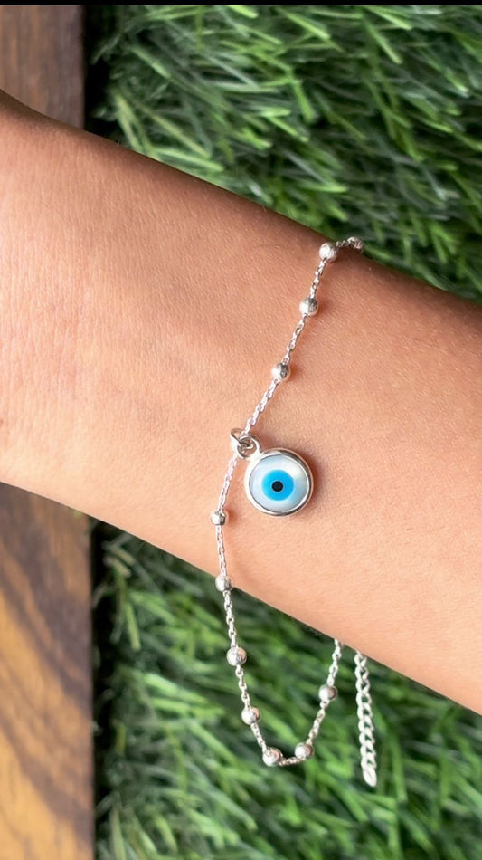 Evil Eye Drop Bracelet